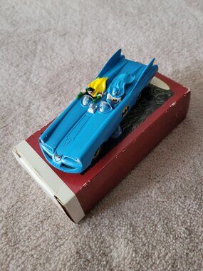 Batman Robin Batmobile Hallmark Keepsake Ornament Vintage 1995 DC Comics